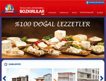 Tablet Screenshot of bozkirlilarmismarket.com